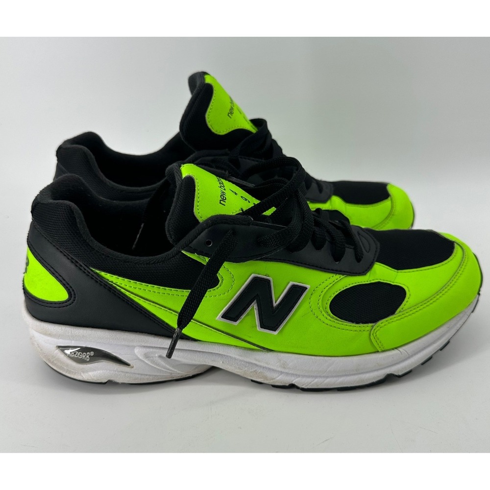 New Balance 498 Mens Neon Green Black‎ Running Shoes ML498DTL Size 12